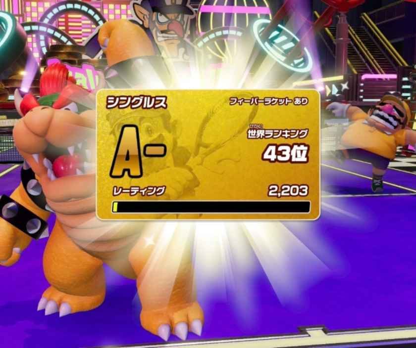 マリオテニス フィーバー最強ラケット完全攻略！Tierランキング＆性能比較でランクマ無双へ導く